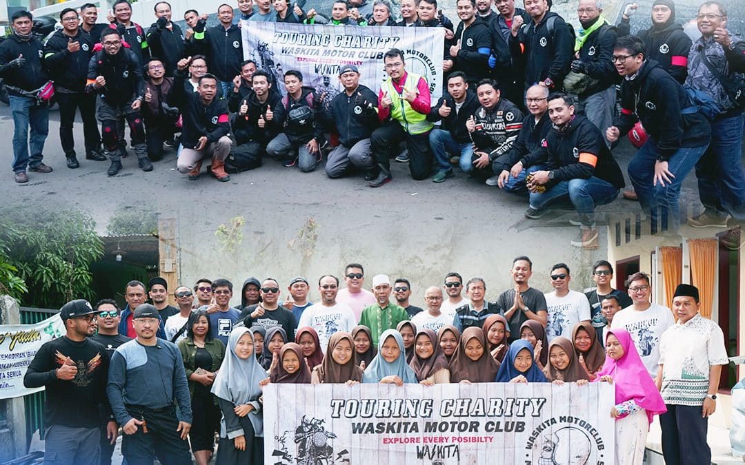 Sambil Touring Motor Club, SISI Dukung Aksi Berbagi dalam Keriangan Jelajah Pasundan