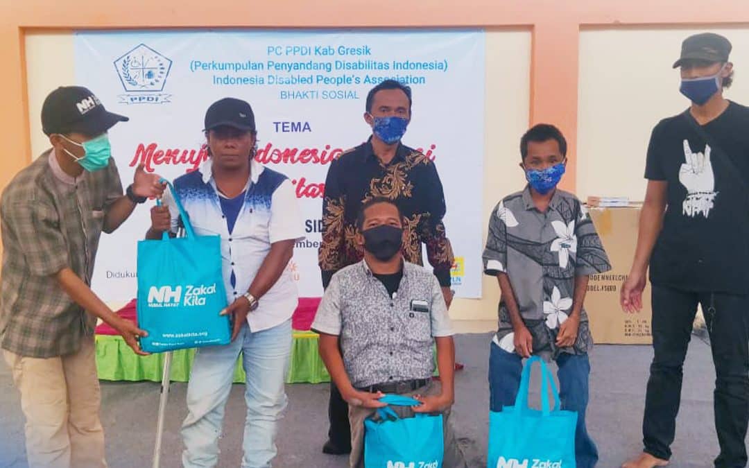 Tingkatkan Kepedulian, DPC PPDI Santuni Difabel di Hari Disabilitas Internasional