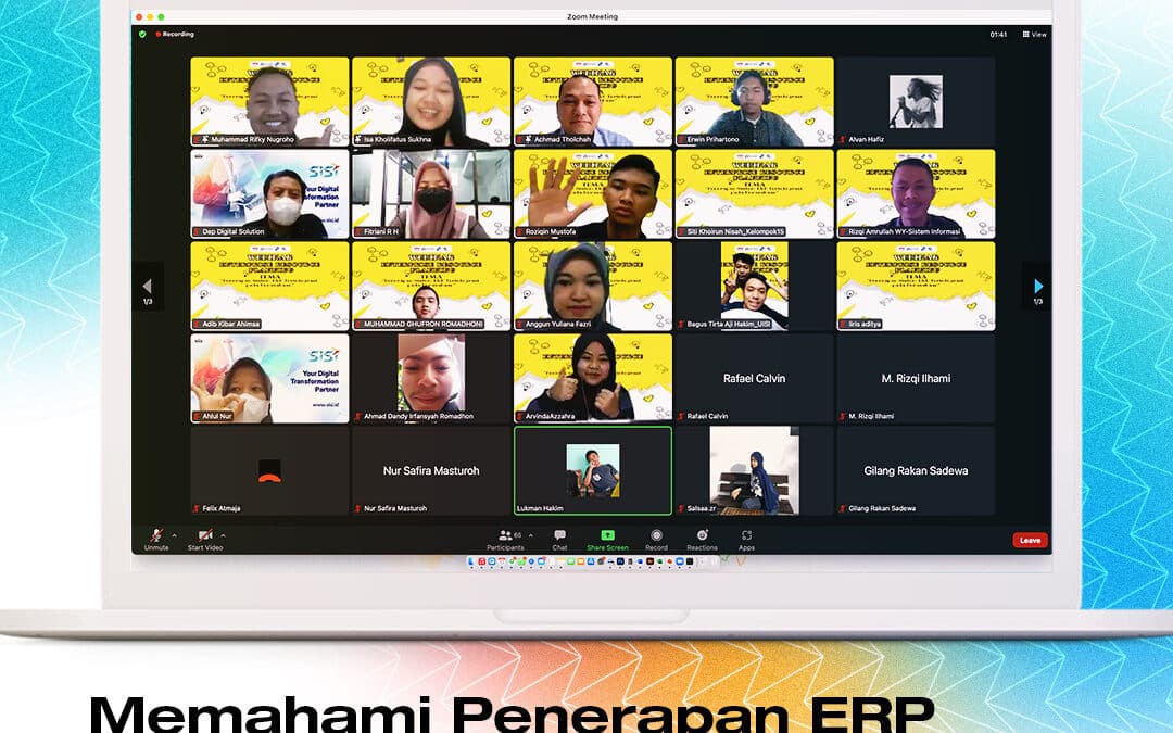 Memahami Penerapan ERP Pada Bisnis, Mahasiswa UISI Gelar Webinar bersama SISI