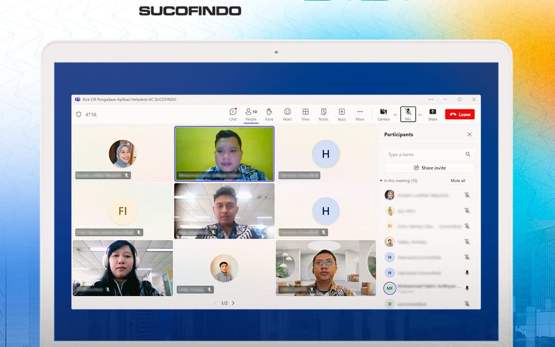 Sucofindo dan SISI Gelar Kick Off Pengembangan Aplikasi Helpdesk HC